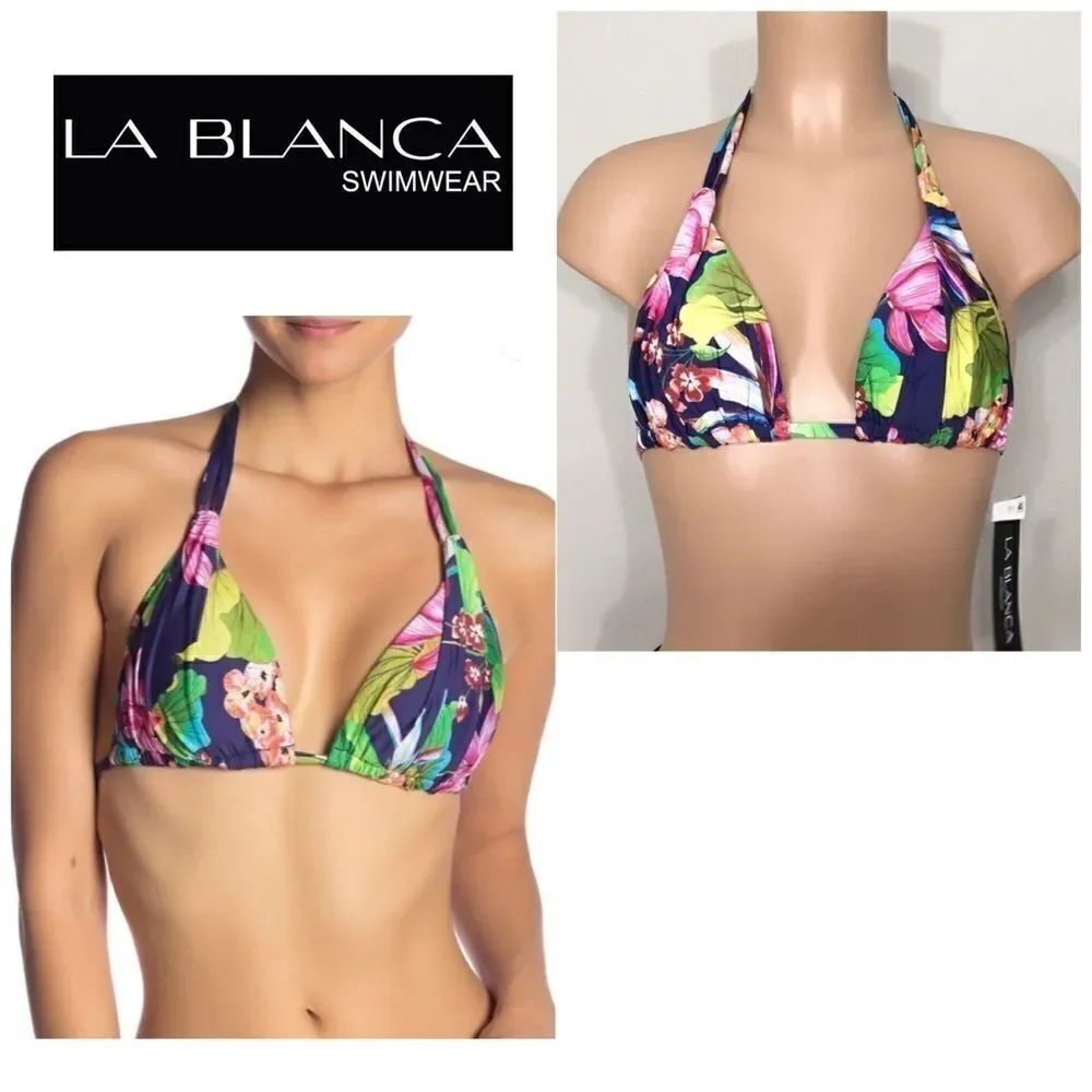 New. La Blanca Bora Bora bikini top. Size 6